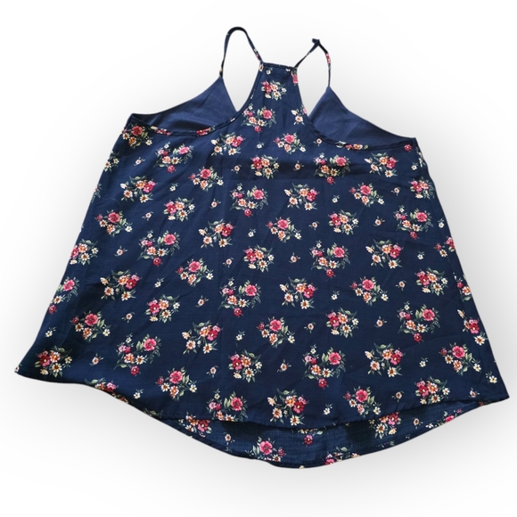 White Birch Floral Racer Back Tank, Size Medium - Picture 2 of 4